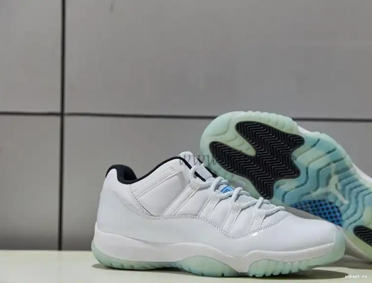 Low Air Authentic Jordan 11 Columbia 0613